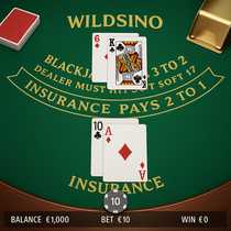 Wildsino - Blackjack Table Game - Strategic Casino Gaming