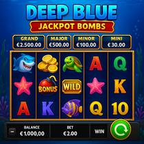 Wildsino - Deep Blue Jackpot Bombs - Progressive Jackpot Slot